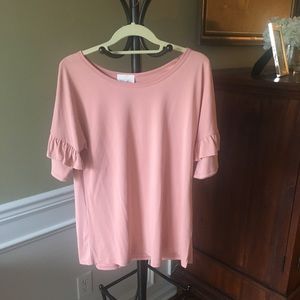 Light pink 1/2 Sleeve Top